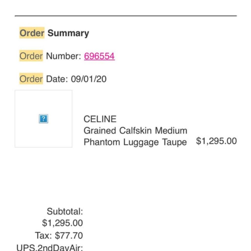 CELINE Grained Calfskin Medium Phantom Luggage Taupe - Picture 8 of 8